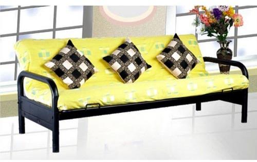 Mild Steel Futon Sofa Bed, Seat Material : Cotton