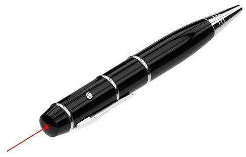 Pen Drive and Laser Pointer, Color : Black