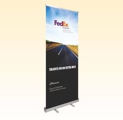 Alumina Roll Up Banner Stand, Size : 60 x 160