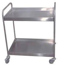 Abid SS Kitchen Garnish Trolleys, Color : Sliver