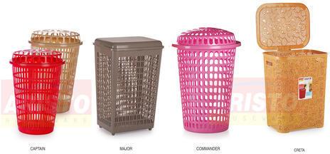 HDPE Laundry Basket, Color : Black, Brown, Orange, Red, Blue, Green, Yellow etc.