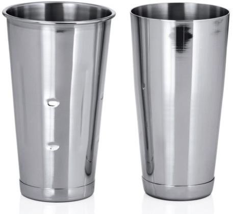 Stainless Steel Bar Shaker Malt Glass, Size : Upto 10'