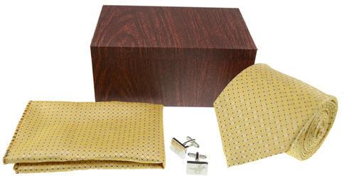 Cufflink Hanky Box, Pattern : Plain