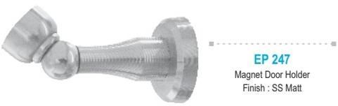 Polished Metal EP-247 Magnet Door Holder, Feature : Easy To Fit, Fine Finishing, Good Quality, Rust Proof
