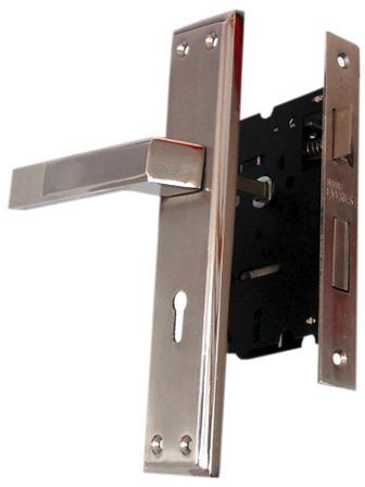 Zinc Alloy Manual Mortise Lock Set, Color : Metallic