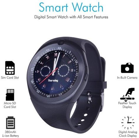 Bluetooth 4G Smartwatch, Gender : Men