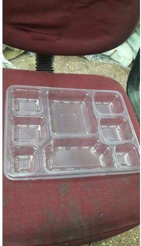 Rectangular Transparent Thali