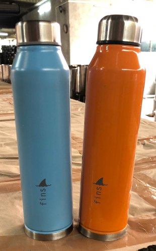 Colored Stainless Steel Water Bottle, Feature : Hard Structure