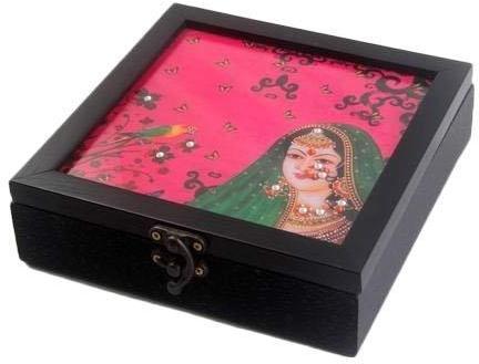 Inspirasia Wooden Decorative Storage Box