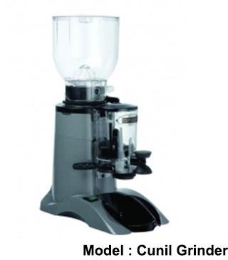 Coffee grinders, Power : 230V 1ph