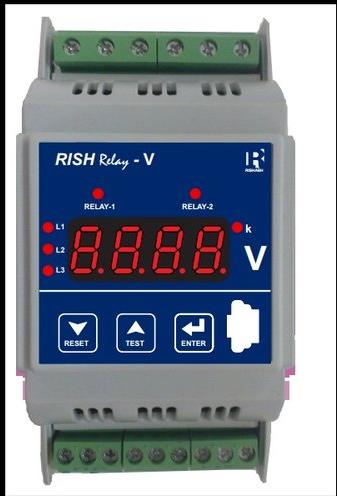 Rishabh Instruments voltage relay, Voltage : I/P 600V L-L
