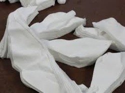 White Banian Waste Cloth, for Industrial, Packaging Size : Yes