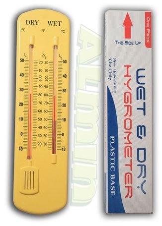 Plastic Wet and Dry Thermometer