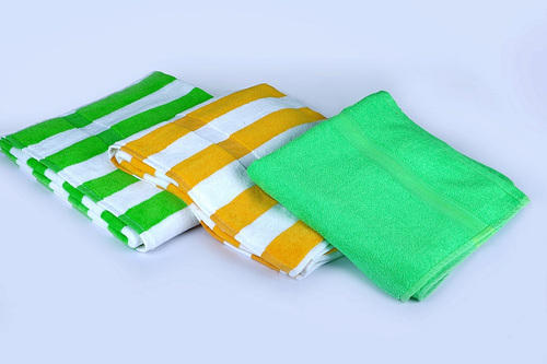 Cotton Plain Towel, Color : color yarn dyed