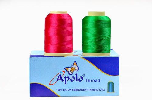 Apolo 32g net Dyed Jewellery Making Embroidery Thread, Color : Multicolour