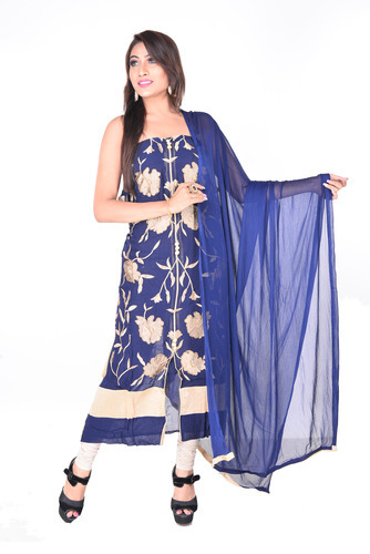 Casual Wear Salwar Suit, Color : Blue