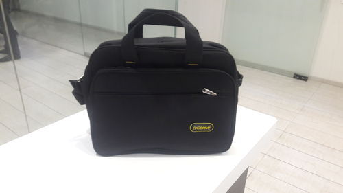 Polyester Black Business Bag, Color : balck