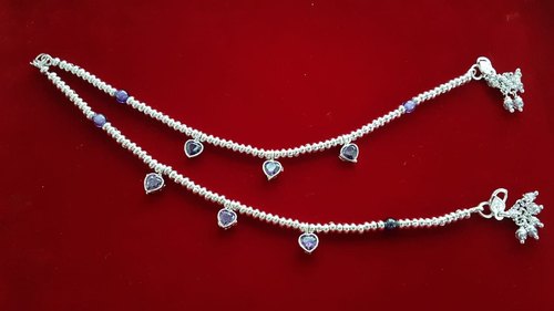 Chain Silver Anklet, Occasion : Daily Wear