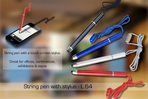 Stylus String Pen, for Mobile Phone, Color : Black