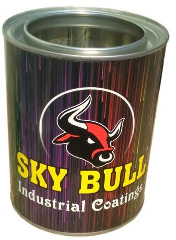 Plain TIN PLATE paint can, for INDUSTIRAL USE