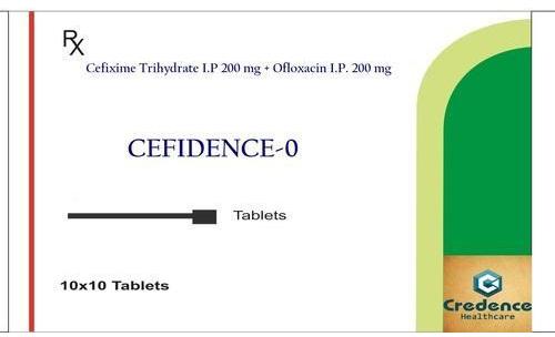 Cefixime Trihydrate Ofloxacin Cefidence 0 Tablets