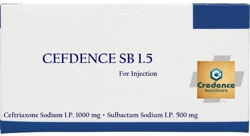 Ceftriaxone Sodium Sulbactum Sodium Injection, Packaging Type : Vial with Stopper