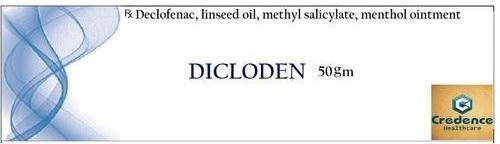 Declofenac Linseed Oil Methyl Salicylate Menthol Ointment