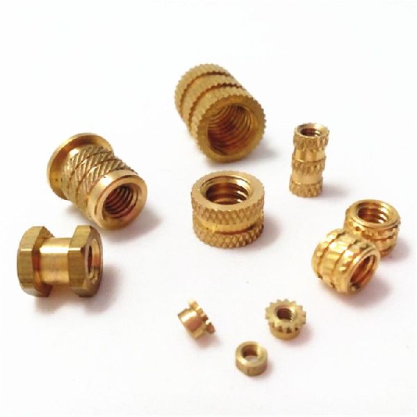 Round Hex Polished Brass Precision Inserts, for Fitting, Feature : Good Quality