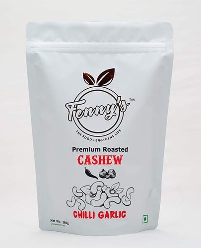 Roasted Chilli Garlic Cashew Nuts, for Food, Color : Natural