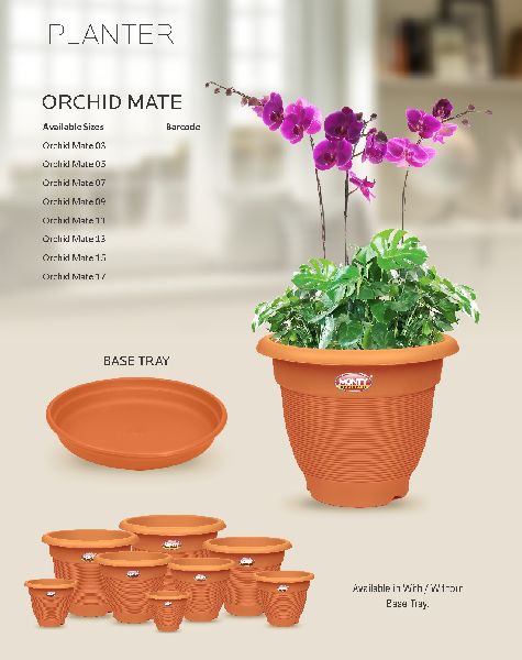 Round Plastic Planters, for Outdoor Use Indoor Use, Pattern : OVALS