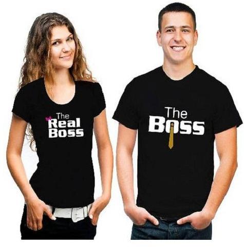 The Boss Couple T-Shirt, Size : M