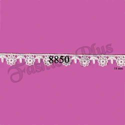 Polyester Fancy GPO White Lace, for Machine