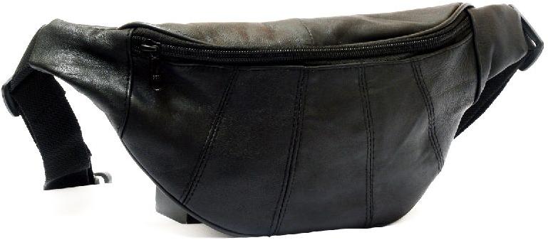 Genuine Sheep Leather One Zipper Waist Bag (T&T-L5)