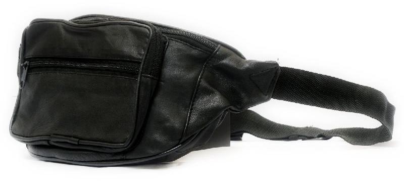Genuine Sheep Leather Three Zipper Waist Bag (T&T-L3)