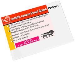 RKS Plain Artistic Canvas Panel Board, Size : 200 X 250 Mm