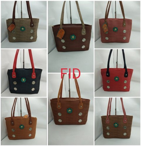 Aakaar Plain Rexine Shopping Bags, Color : Multicolour