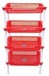 Plastic Storage Rack, Color : Blue