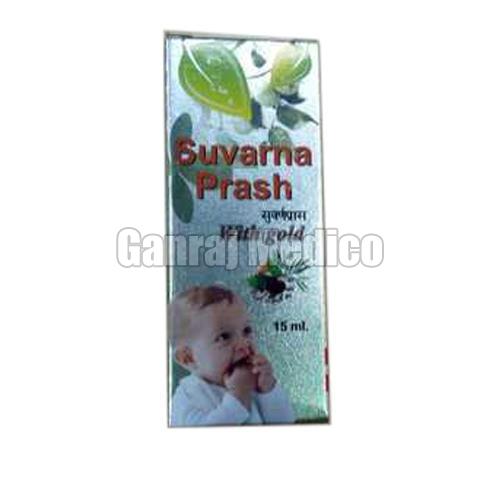 Suvarna Gold Prash Tonic, for 3-12 Months, Form : Liquid