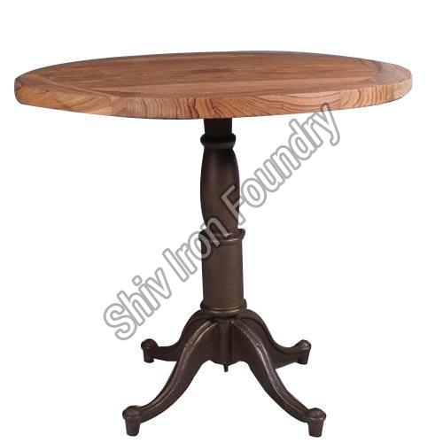 Wooden Round Cafe Table Inr 4 50 Kinr, Round Cafe Table Nz