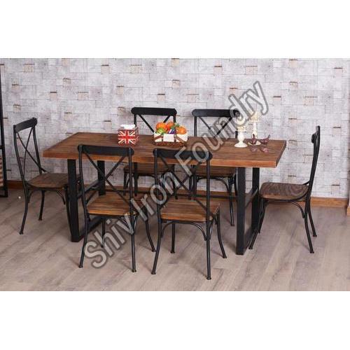 Black Wrought Iron Dining Table Set At, Wrought Iron Dining Room Set