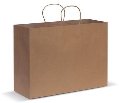 Disposable Paper Bag, for Shopping, Pattern : Plain, Printed