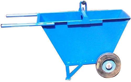 Iron Two Wheeler Dust Trolley, for Construction, Feature : Durable, Good Strength