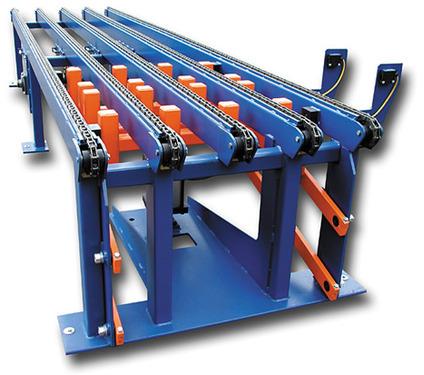 Semi-Automatic Polished Metal Chain Conveyor, for Moving Goods, Specialities : Excellent Quality, Long Life