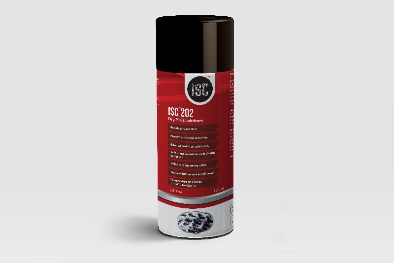 ISC Dry PTFE Lubricant Spray, for Long Lasting Lubrication