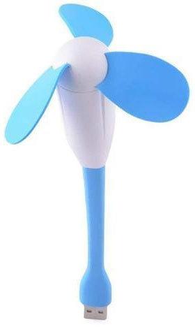 Plastic Mini USB Fan, Color : Blue Sky Blue
