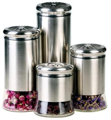 Stainless steel glass SS Canister Set