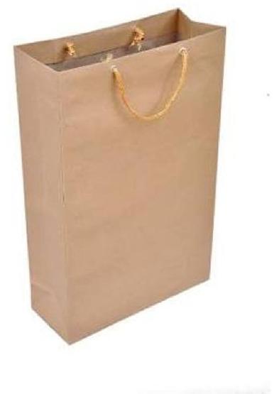13X19 cm Brown Paper Bag, Pattern : Plain
