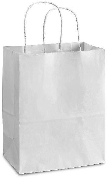 18X26 Cm White Paper Bag