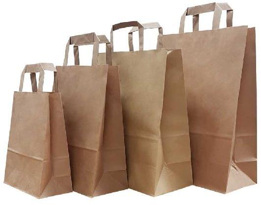 Biodegradable Brown Paper Bags, for Shopping, Capacity : 5kg