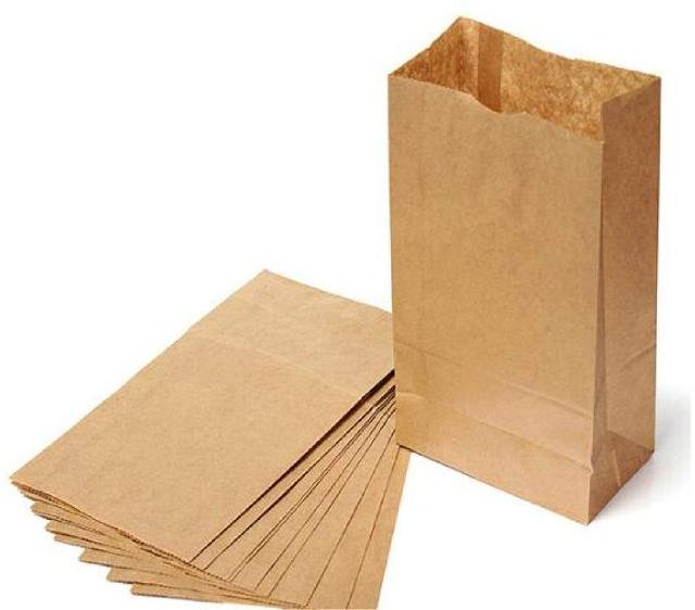 Brown Paper Bag Without Handle, for Shopping, Size : Multisize